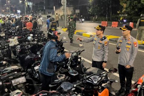 Gelar Penertiban Balap Liar Polisi Tilang 40 Motor