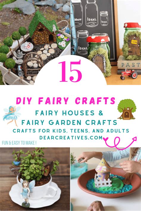 DIY Fairy Crafts - Fairy Houses And Fairy Garden Crafts Dear Creatives