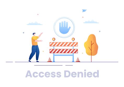 Access Denied Vector Hd Images Login Access Denied Vector Illustration