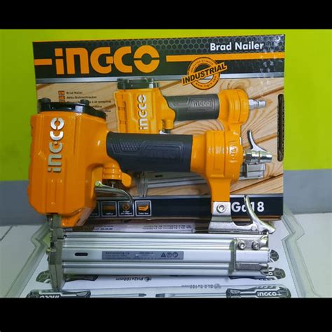 Jual Mesin Paku Tembak INGCO Air Brad Nailer 10 30mm INGCO