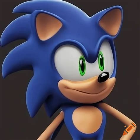 Sonic Character On Craiyon