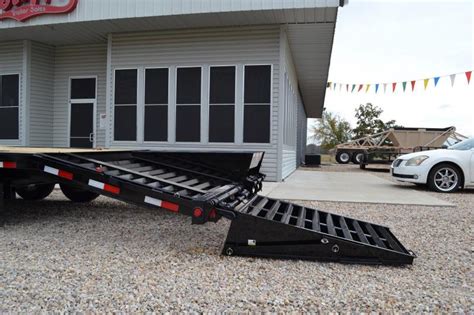 Pj X Low Profile Gooseneck Flatbed Monster Ramps Happy