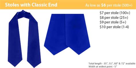 Graduation Stoles (Classic) | Honors Graduation