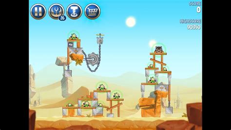 Angry Birds Star Wars 2 Level B2 18 Escape To Tatooine 3 Star