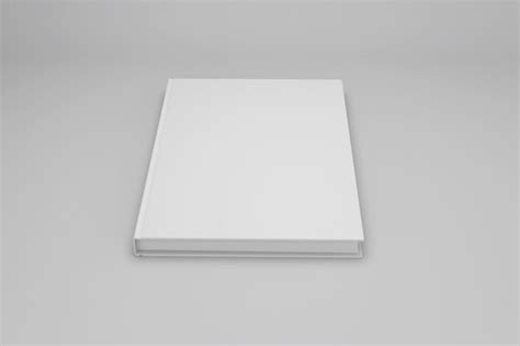 Premium Photo A White Book With A White Cover