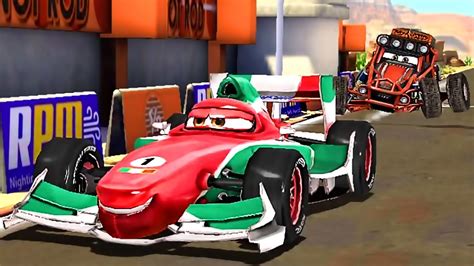 Cars 2 Francesco Bernoulli Vs Idle Fast As Lightning Youtube