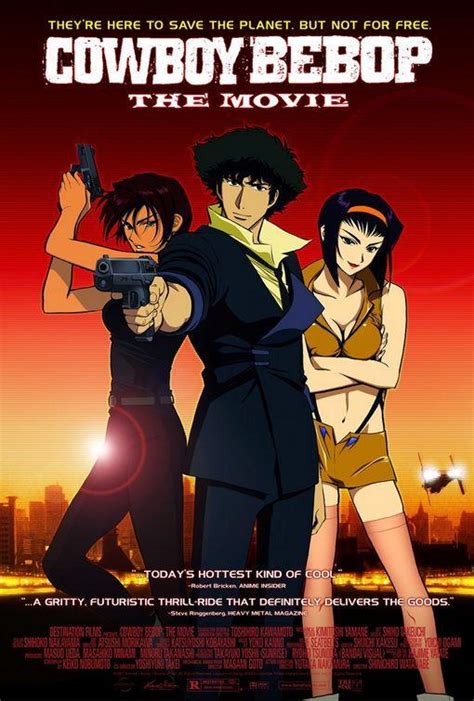 Sección visual de Cowboy Bebop la película Llamando a las puertas del