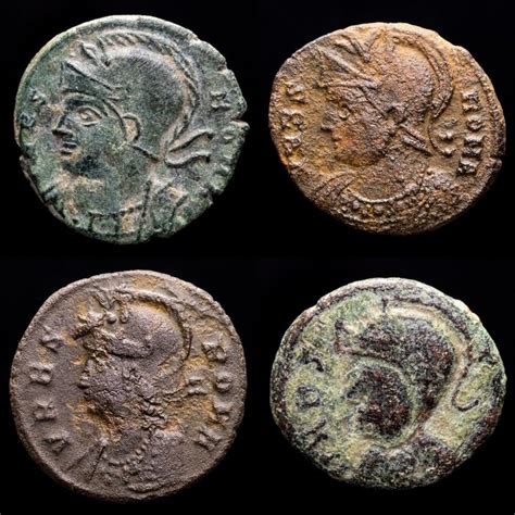 Roman Empire Lot Of Folles Urbs Roma Struck Under Catawiki