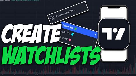 Create Watchlist Tradingview Mobile Tradingview Tutorial Youtube