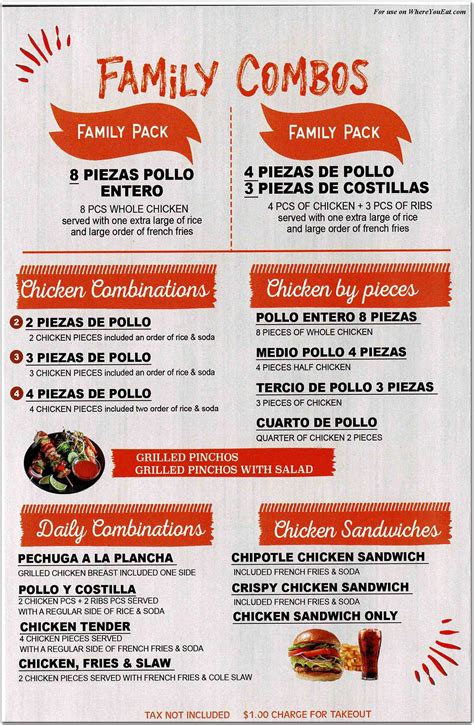 El Pollo Supremo Restaurant In New Jersey Menus And Photos