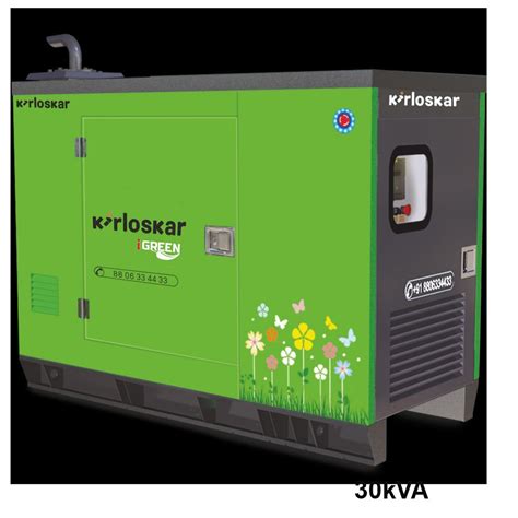 Kirloskar Green 30 Kva Diesel Generator At Rs 370000piece Kirloskar