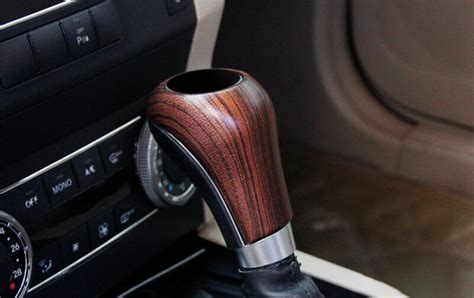 Pc Wood Grain Gear Shift Knob Shifter Lever Trim Fit For Benz G Class