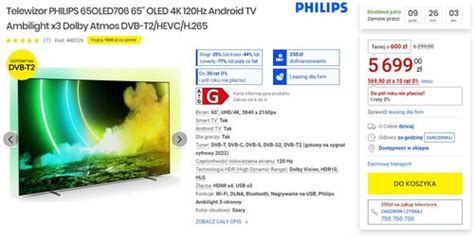 Promocja Na Philips OLED Z HDMI 2 1 RtvManiaK Pl