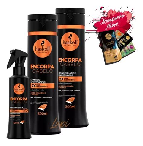 Kit Haskell Encorpa Cabelo Sh Cond Ml Flu Do Ml Parcelamento