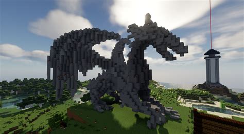 Dragon Statue Simplycrafted Minecraft Map