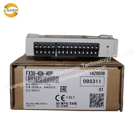 Mitsubishi PLC FX3U 4DA ADP MELSEC FX Series PLC Controller Suppliers