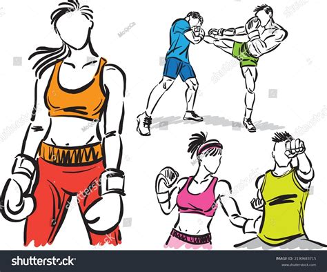 48376 Kickboxing Kick Images Stock Photos And Vectors Shutterstock