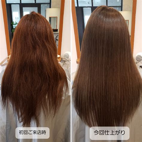 【パサつき、まとまらない髪が、艶々ストレートヘアーに】｜高知市の髪質改善美容室dearsディアーズ