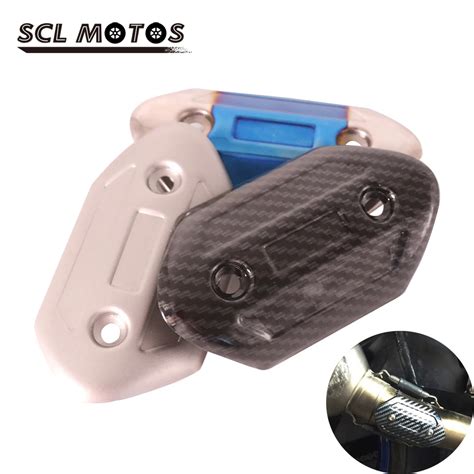 SCL MOTOS Universal Motorcycle Stainless Steel Exhaust Muffler Pipe