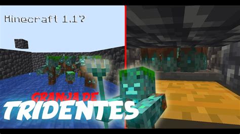 AHOGADOS Granja De TRIDENTES Minecraft 1 17 YouTube