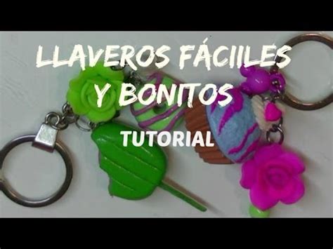 Como hacer llaveros fáciles y bonitos YouTube