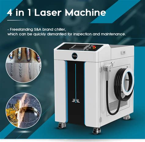 4 In 1 Multifunction Wood Cleaning Laser Weld Aluminium Welding Laser