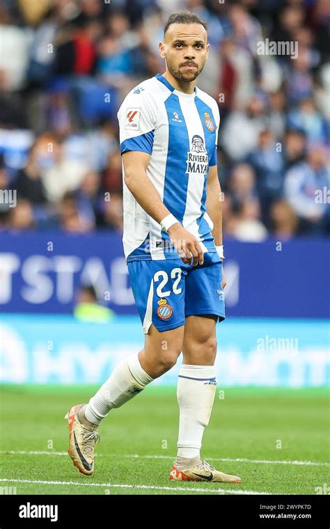 Barcelona Spain Th April Martin Braithwaite Of Espanyol