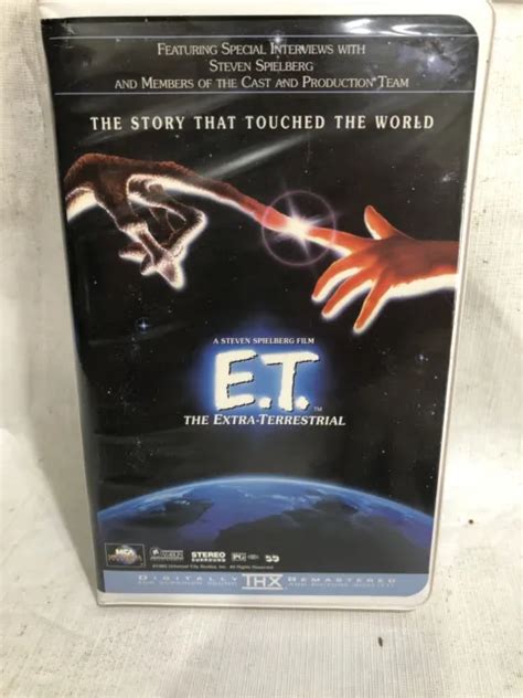 E T The Extra Terrestrial Vhs Clamshell Digitally Remastered Eur