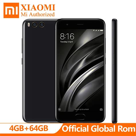 Global Rom 5.15" Xiaomi Mi 6 Mi6 4GB RAM 64GB ROM 1080p Snapdragon 835 ...