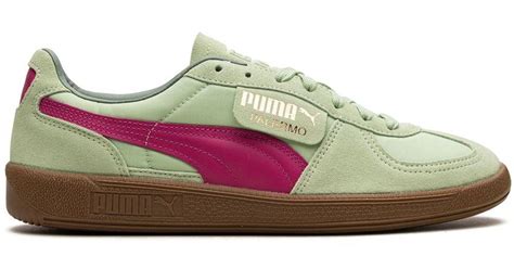 Puma Palermo Og Light Mintorchid Shadowgum Sneakers In Green For Men Lyst