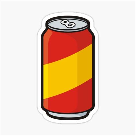 Soda Can Icon Sticker For Sale By Sifis Icon Soda Can Vinyl Sticker