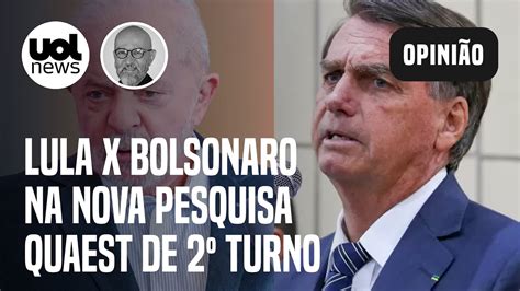 Quaest Lula Tem 53 Dos Votos Válidos Bolsonaro 47 Em Pesquisa Do