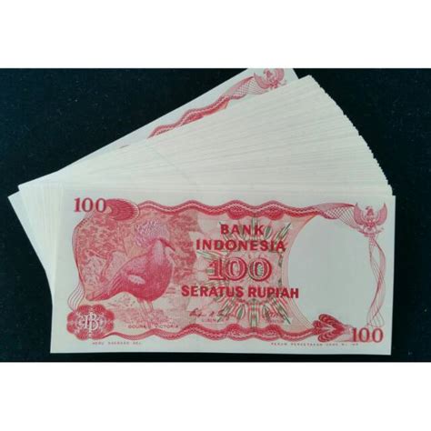 Jual Uang Kuno Rp 100 Rupiah Burung Goura Victoria Tahun 1984 Murah