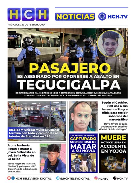 Portada HCH 28 De Febrero De 2024 HCH TV