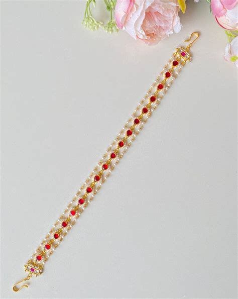 Kundan Mathapatti Indian Jewelry Sheesh Phool Head Band Polki