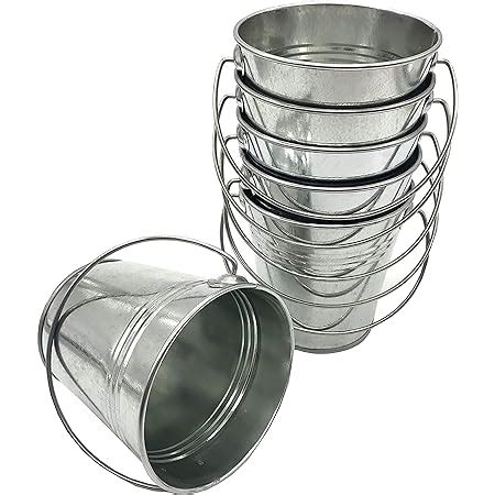 Amazon Italia Pack Metal Bucket Quart Color Galvanized Size