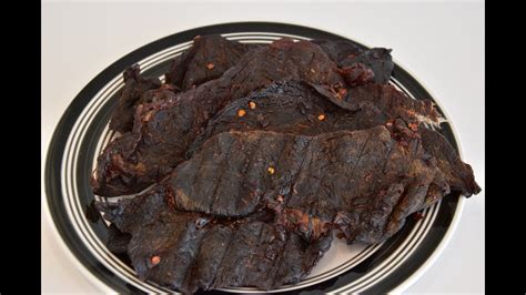 Homemade Beef Jerky How To Make Beef Jerky In Masterbuilt Smoker Youtube