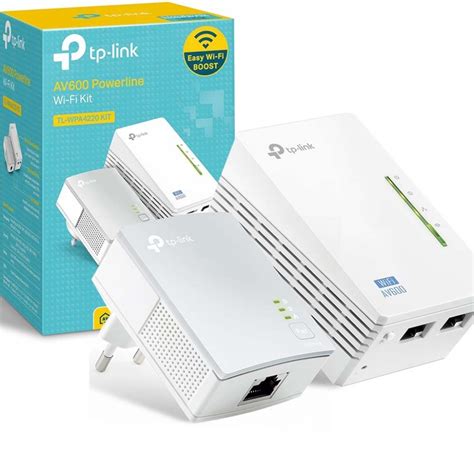 Kit Extensor Powerline Tp Link Tl Wpa Starter Kit Wifi Av