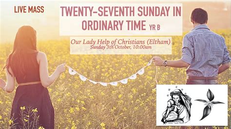 Twenty Seventh Sunday In Ordinary Time YouTube