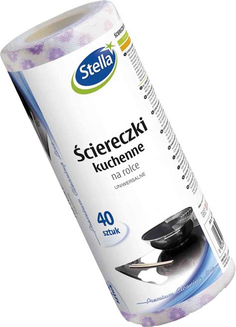 ŚCIERECZKA UNIWERSALNA NA ROLCE STELLA 40 sztuk 12715305661 Allegro pl