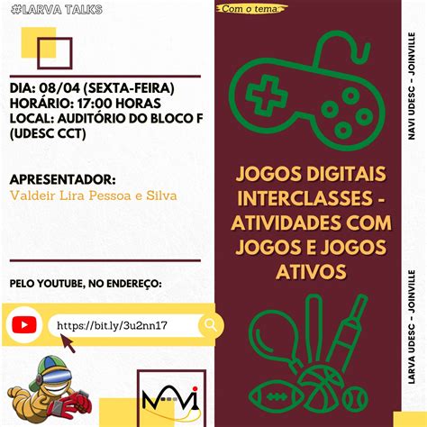 Notícia Udesc Joinville promove palestra sobre Jogos Digitais para