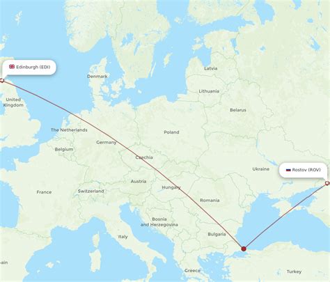 All Flight Routes From Edinburgh To Rostov Edi To Rov Flight Routes