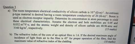 Solved Question 3a ﻿the Room Temperature Electrical