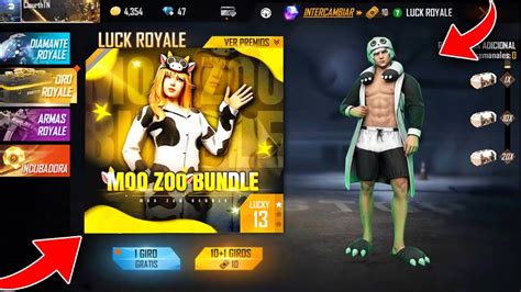 LLEGA NUEVA LUCK ROYALE De ORO En FREE FIRE Y NUEVA SKIN Con TOKEN De