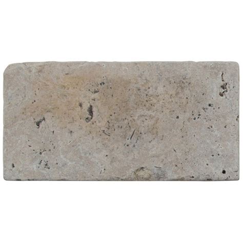 Msi Tuscany Walnut Sample Tumbled Travertine Paver Tile Zor Lsc