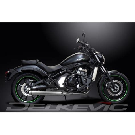 KAWASAKI VULCAN S EN650 2015 21 FULL 2 1 EXHAUST 550mm CUSTOM