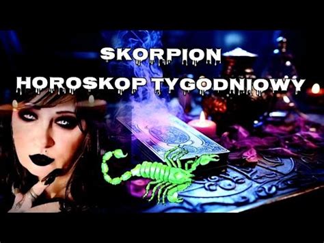 Skorpion Horoskop Tygodniowy Listopad Tarot Youtube