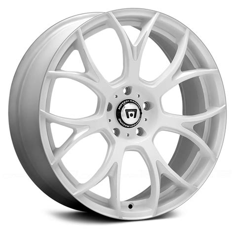 Motegi Racing® Mr126 Wheels Matte White With Milled Accents Rims