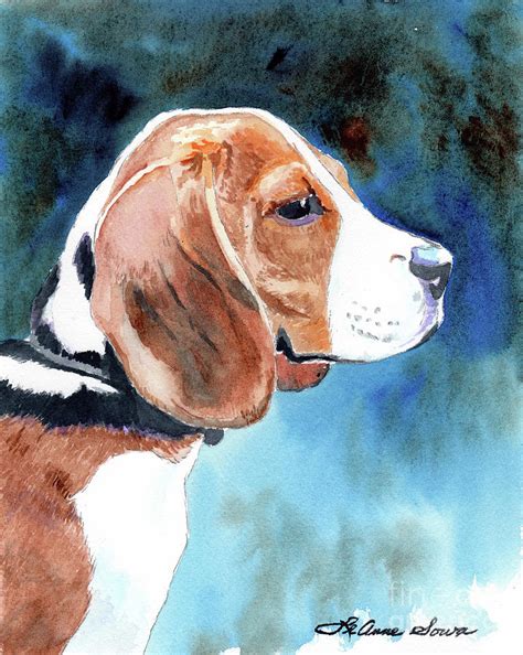 Dog Painting Beagle Painting Dog Art Beagle Art Bonny Beagle