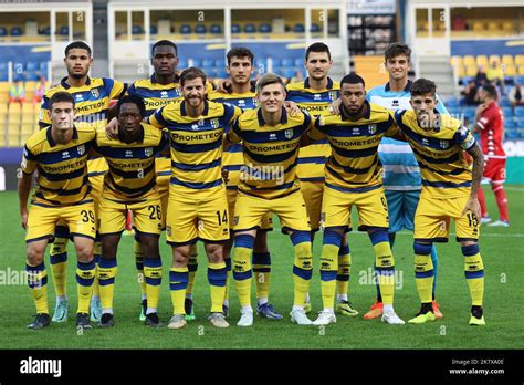 Ennio Tardini Stadium Parma Italy October 19 2022 Players Parma